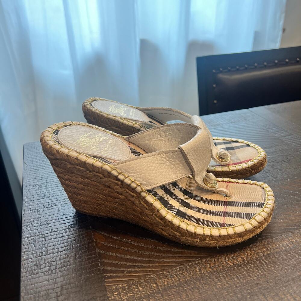 Burberry sandals wedges platform women 5 (35) - Picture 2 of 12